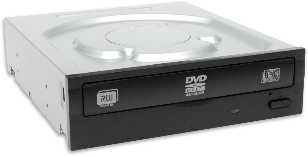 Graveur DVD interne au format 5,25 pouces, façade noire munie du bouton d'éjection